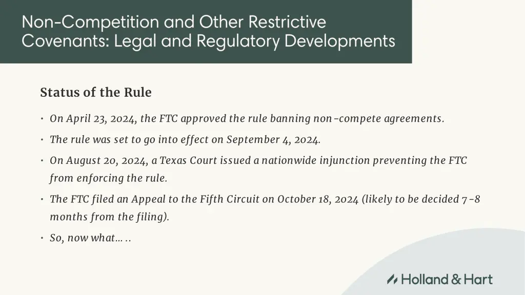 status of the rule