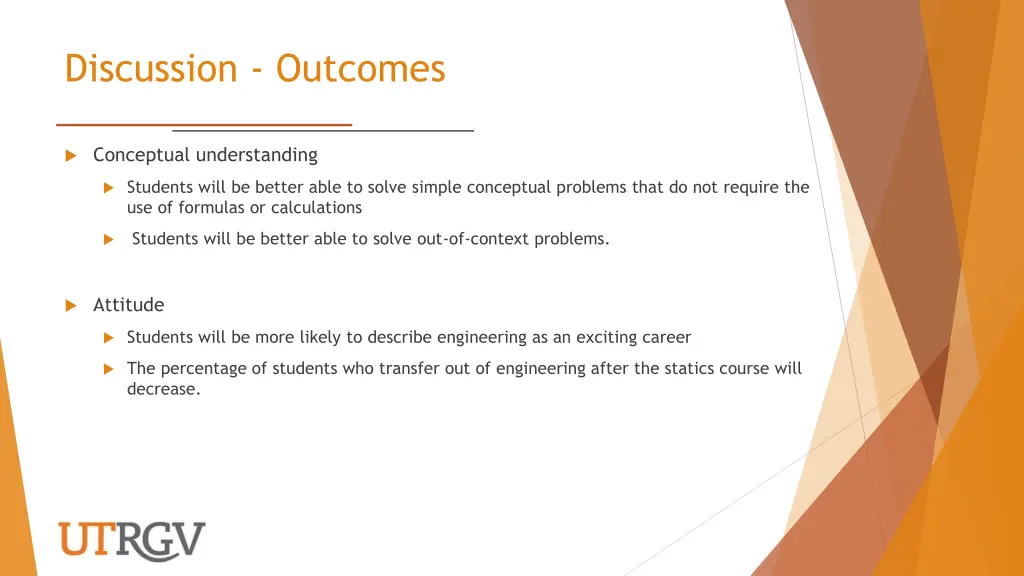 discussion outcomes
