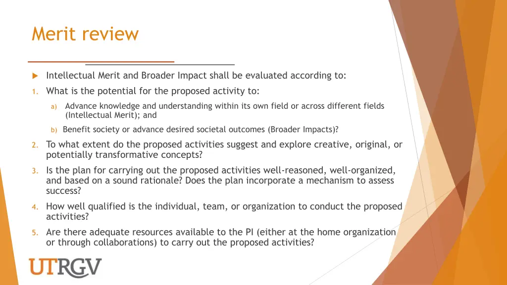 merit review 1