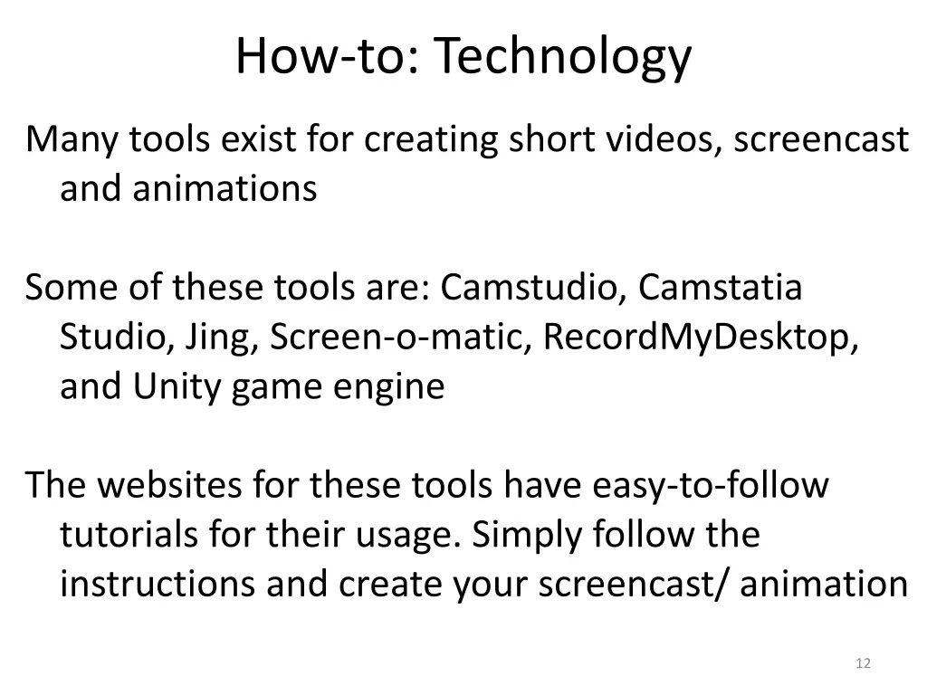 how to technology