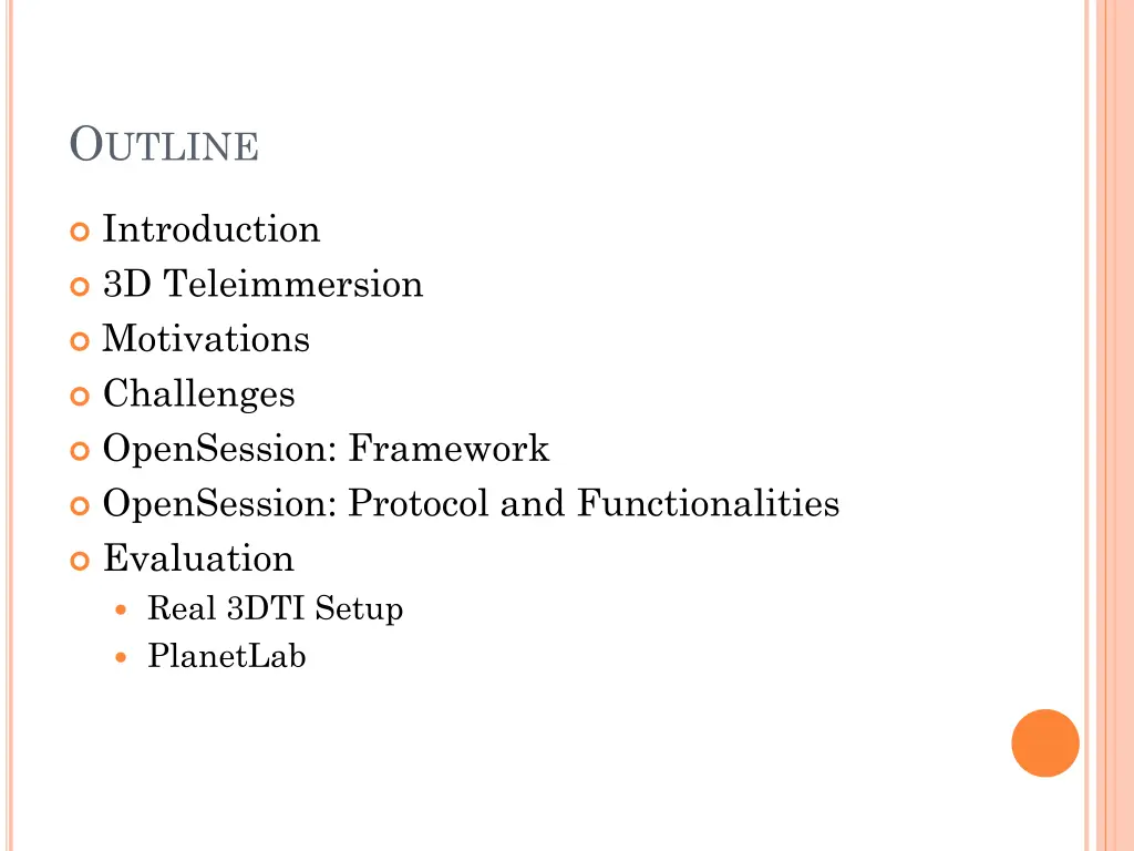 o utline