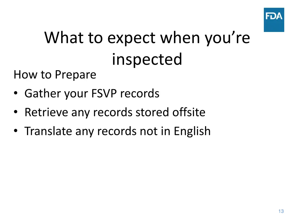what to expect when you re inspected 1