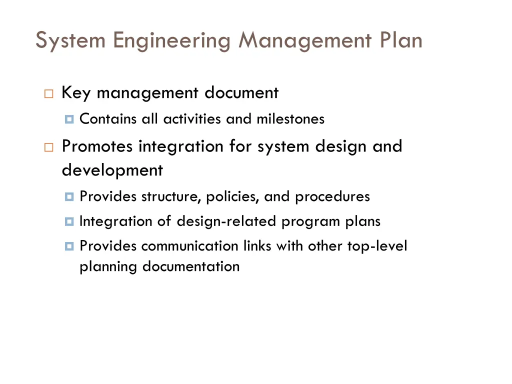 system engineering management plan 1