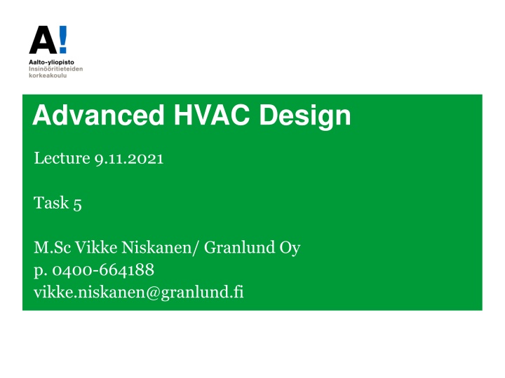 advanced hvac design