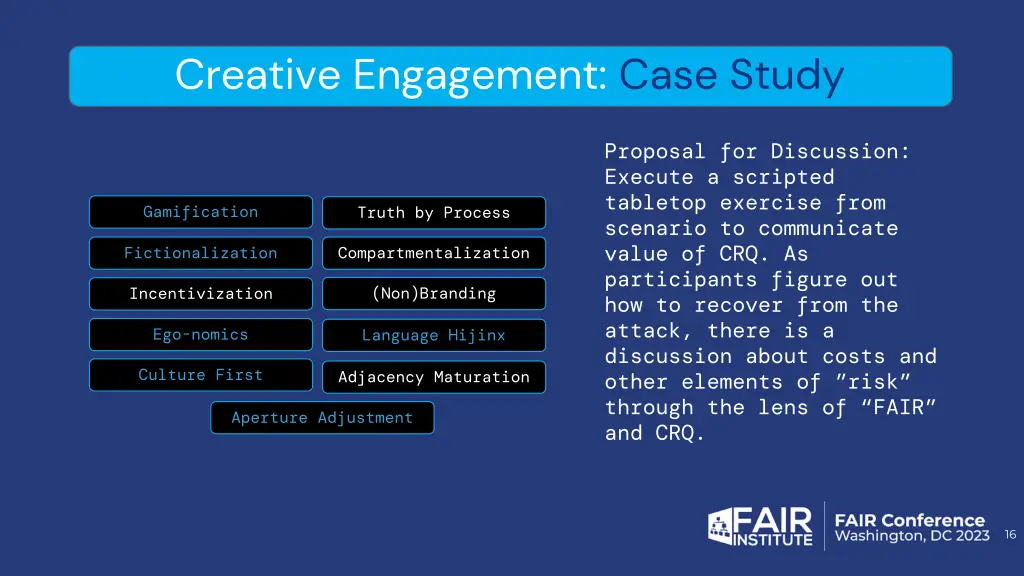 creative engagement case study