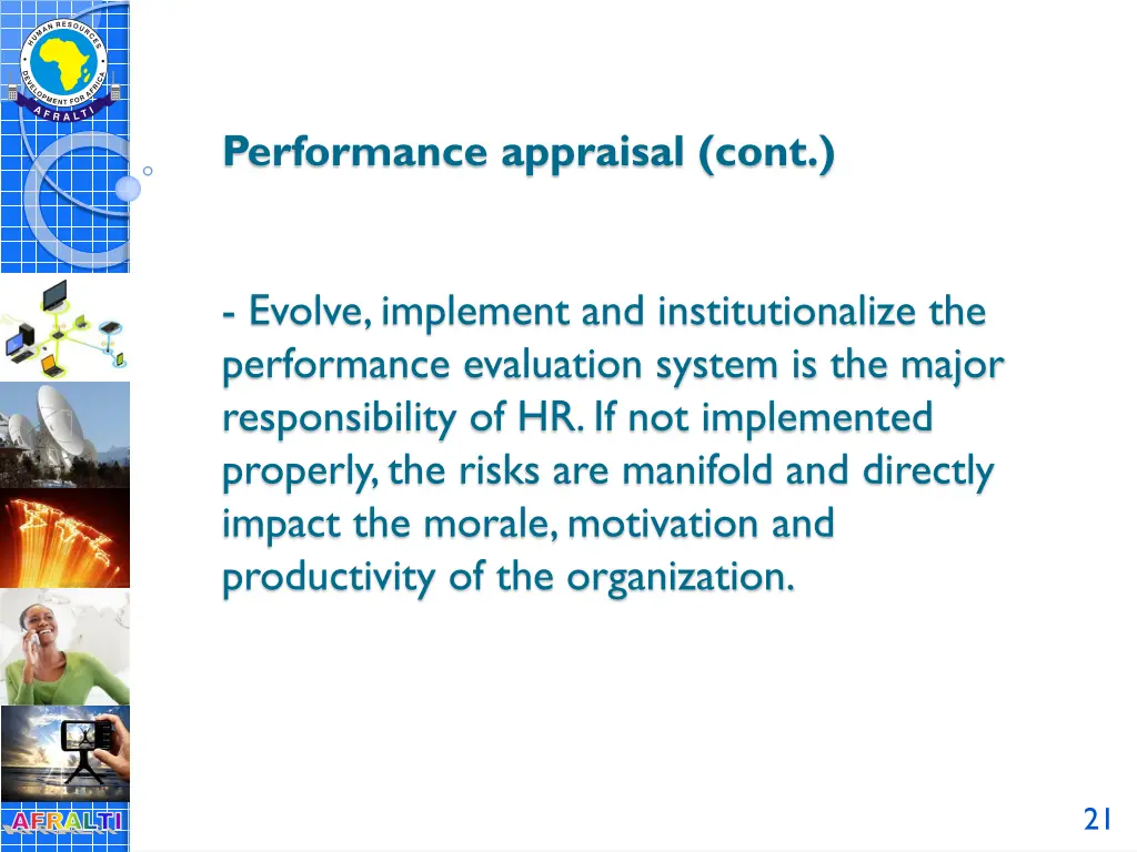 performance appraisal cont