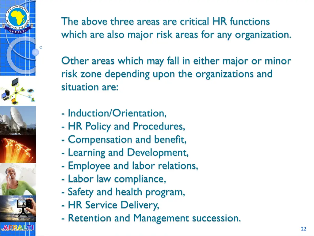 the above three areas are critical hr functions