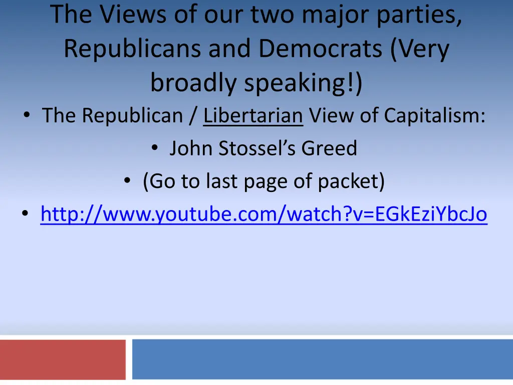 the views of our two major parties republicans 1
