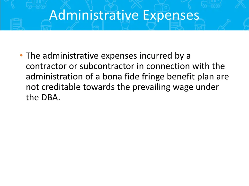 administrative expenses