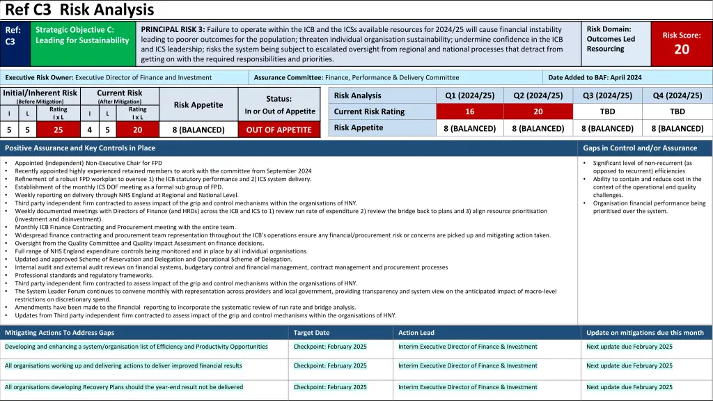 ref c3 risk analysis