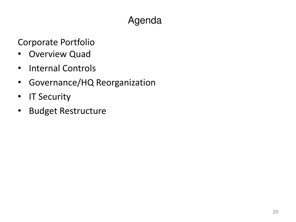 agenda 2