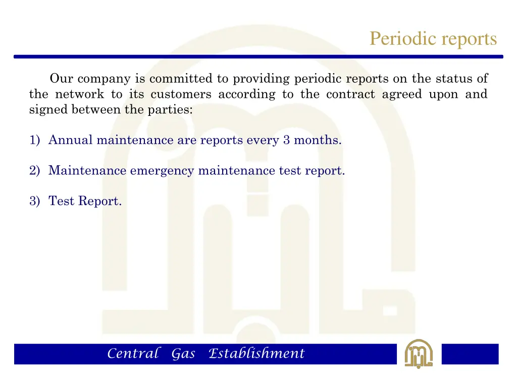 periodic reports