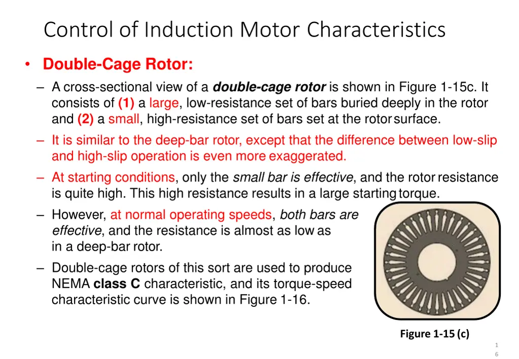 control of induction motor characteristics 7