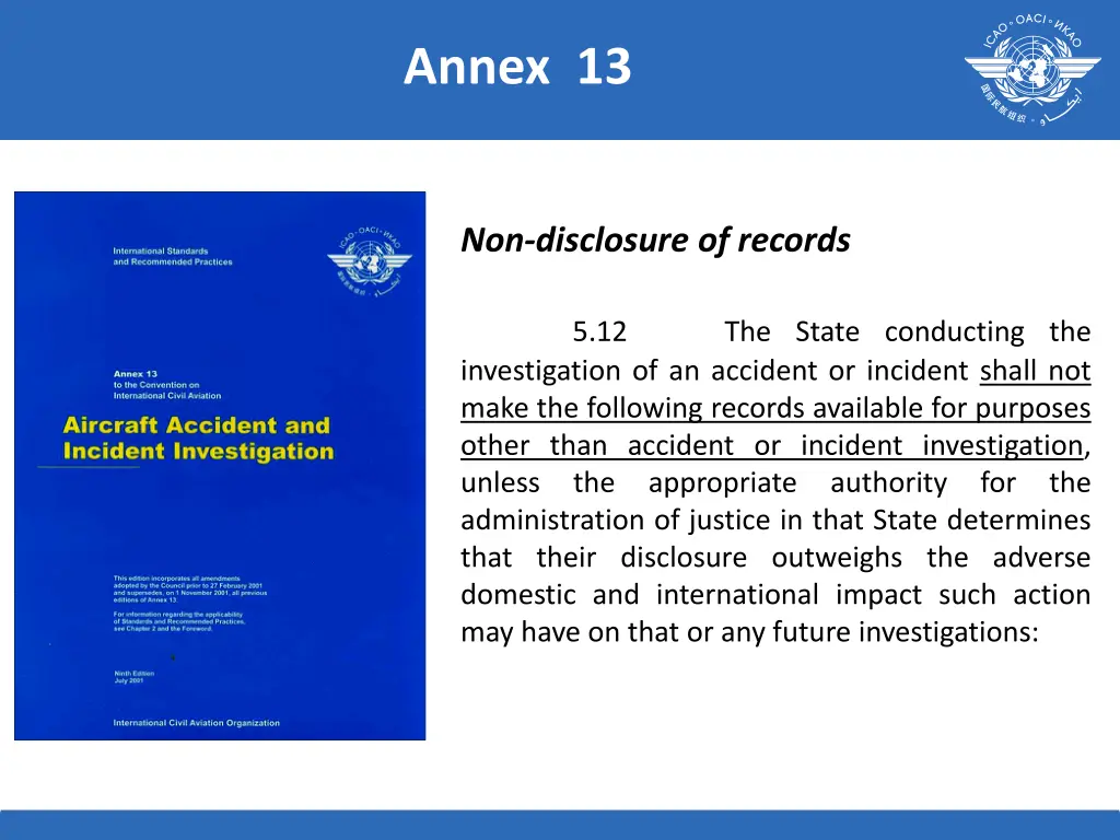 annex 13