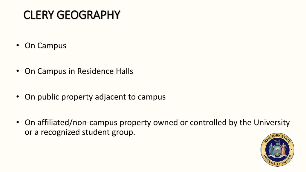 clery geography clery geography