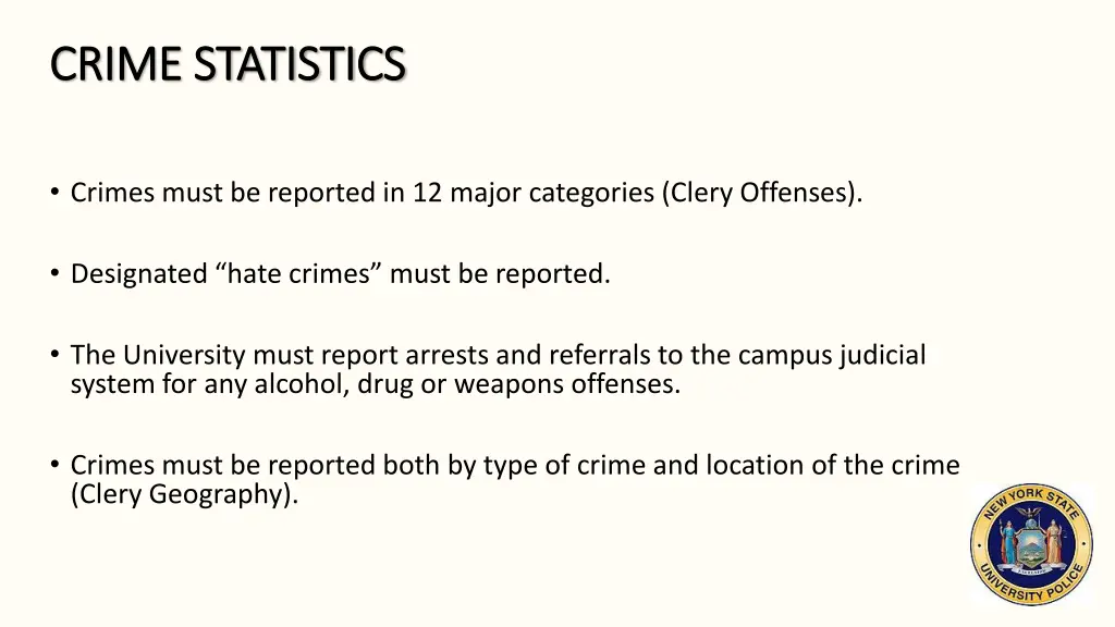 crime statistics crime statistics