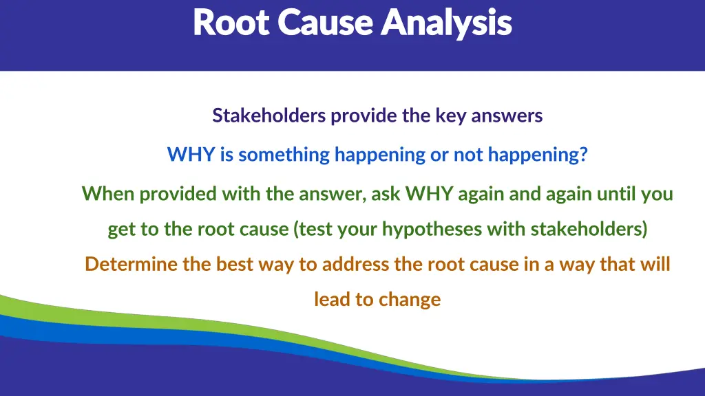 root cause analysis root cause analysis