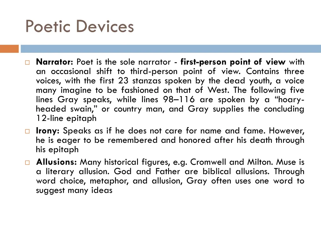 poetic devices