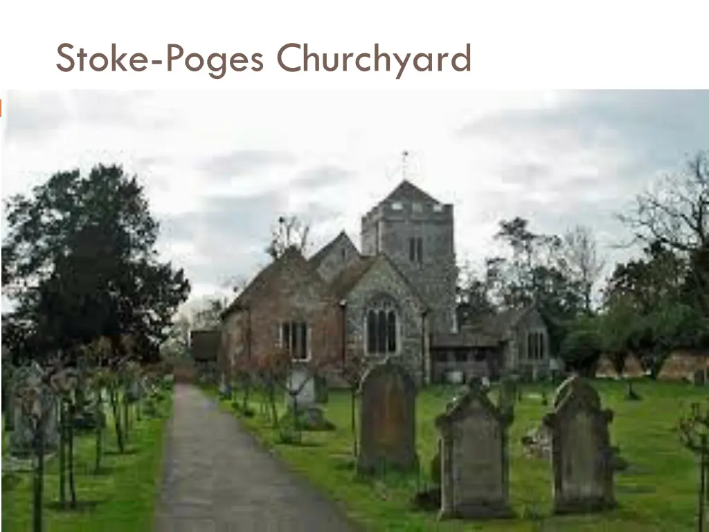stoke poges churchyard