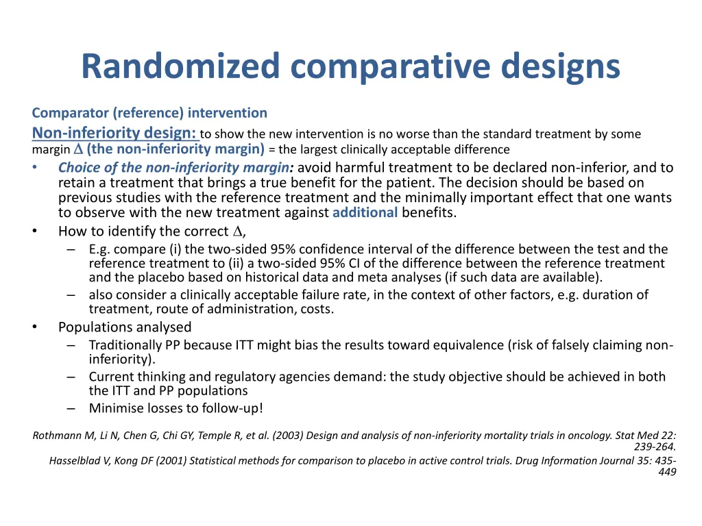 randomized comparative designs 1