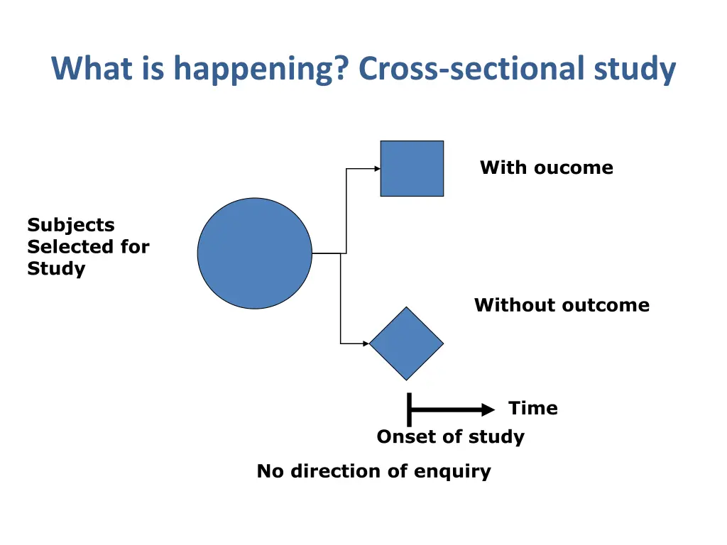 what is happening cross sectional study