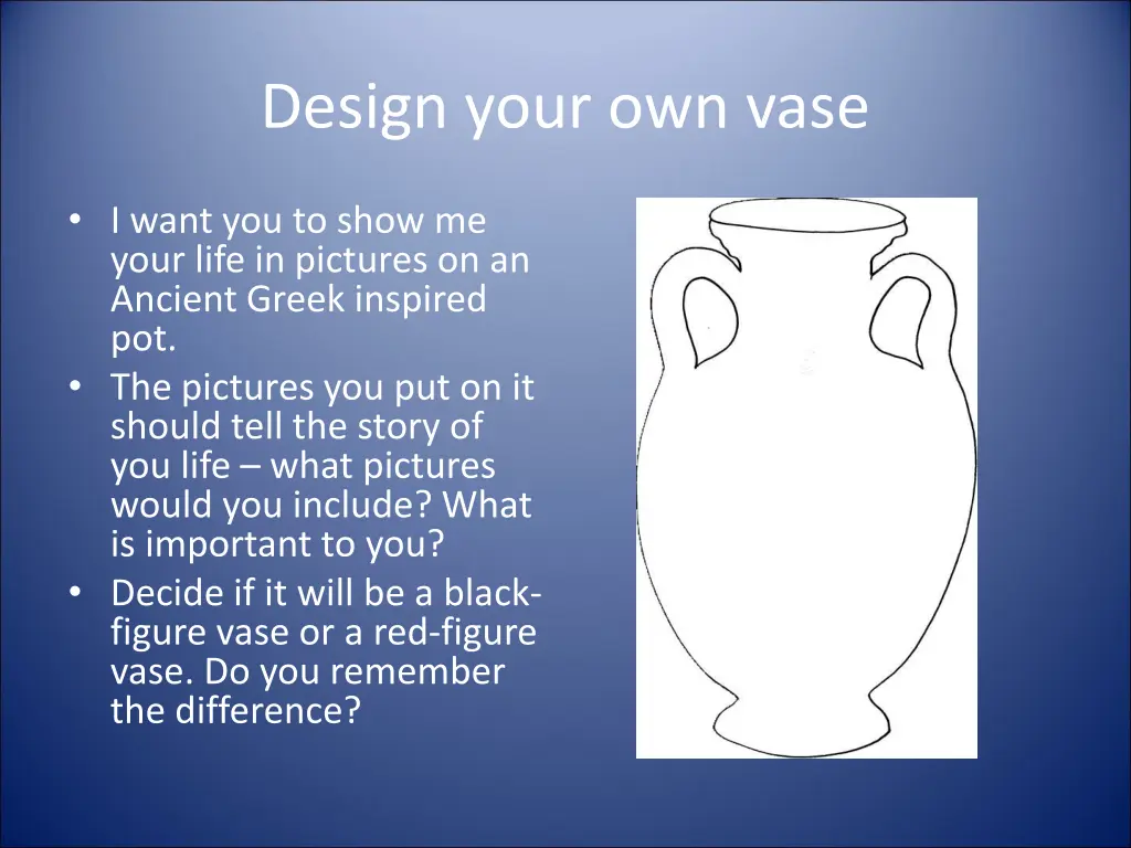 design your own vase