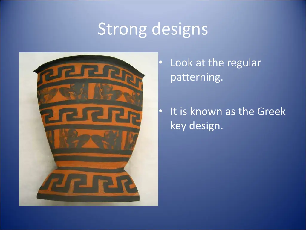 strong designs