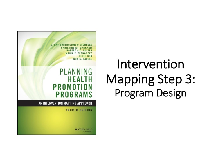 intervention intervention mapping step 3 mapping