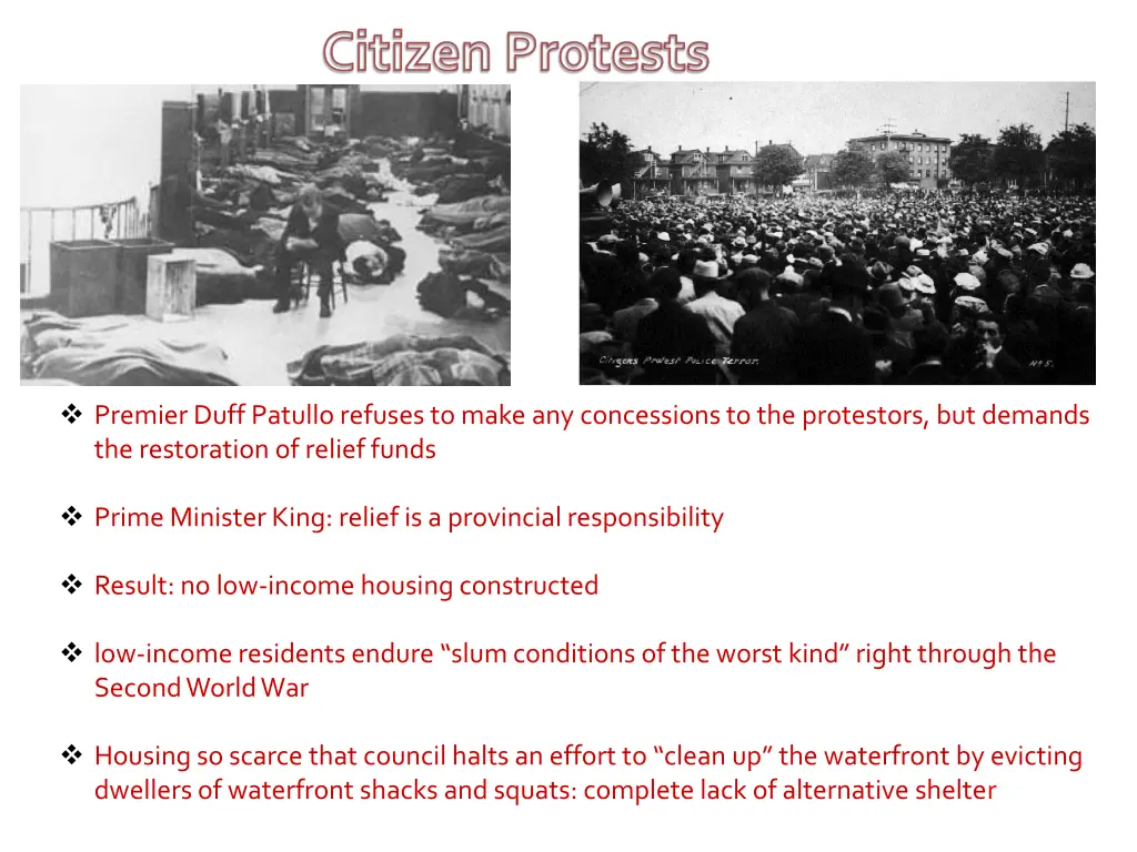 premier duff patullo refuses to make