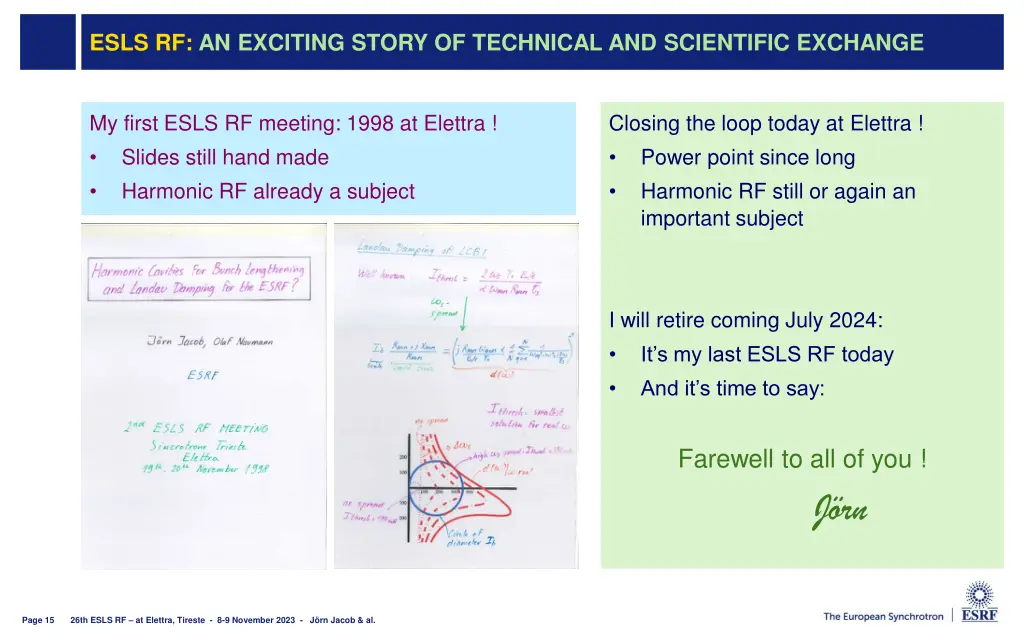 esls rf an exciting story of technical