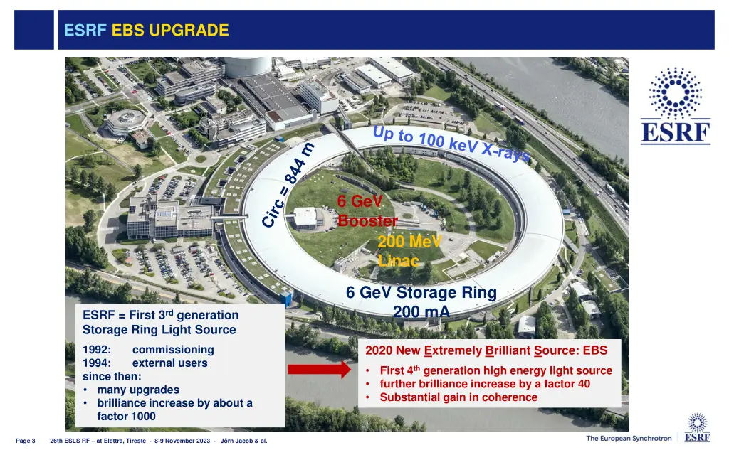 esrf ebs upgrade