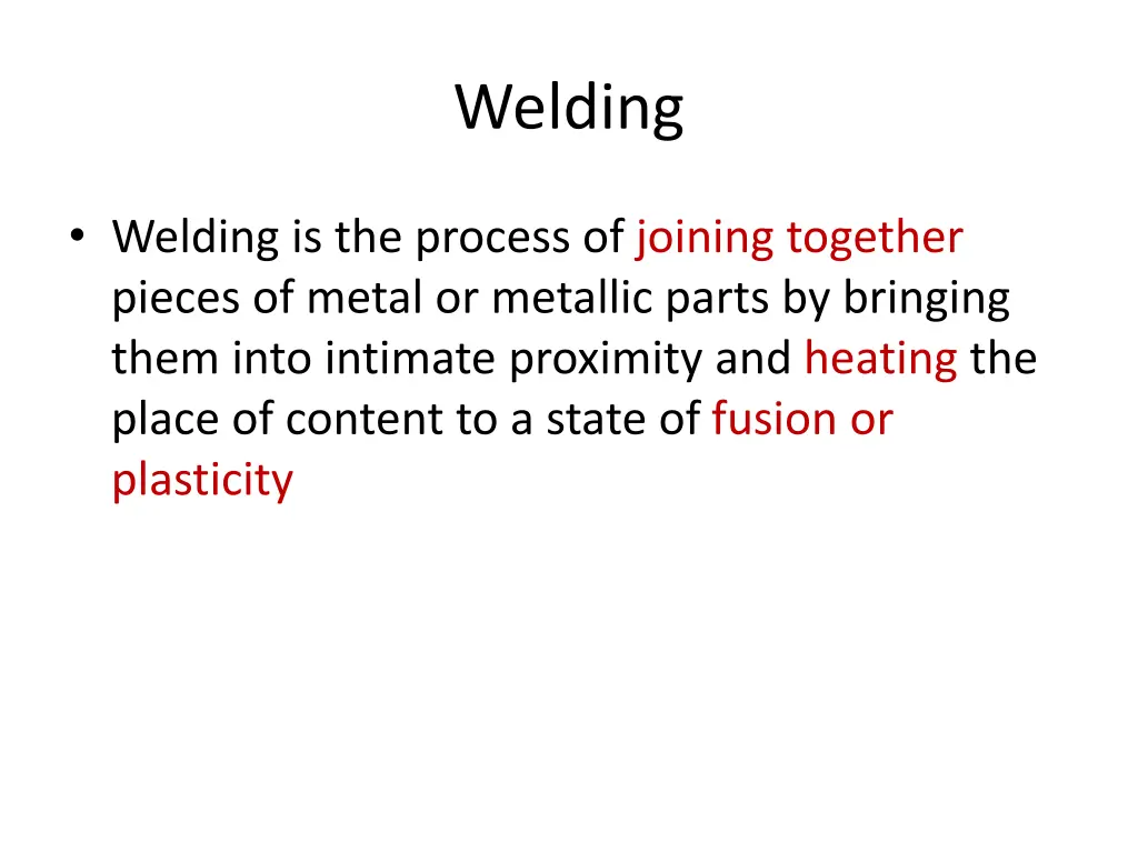 welding
