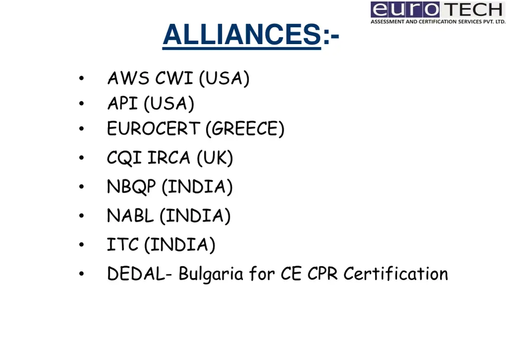 alliances