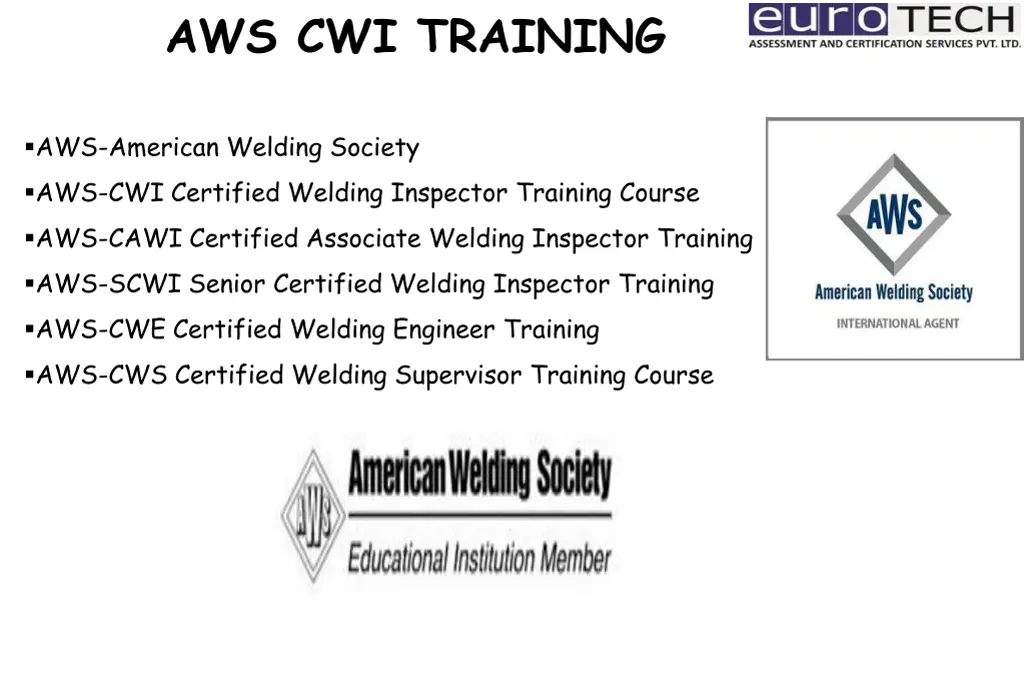 aws cwi training