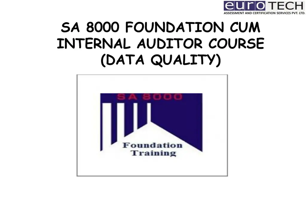 sa 8000 foundation cum internal auditor course