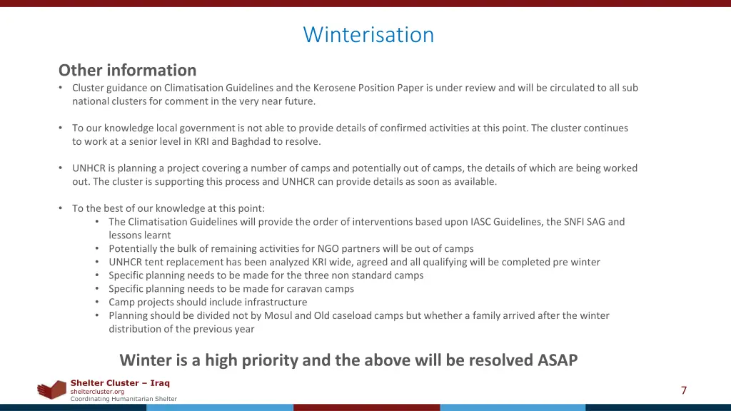 winterisation 3