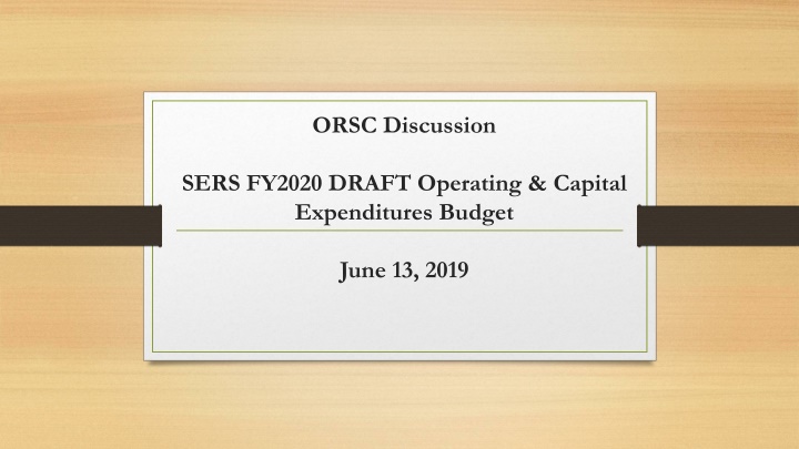 orsc discussion