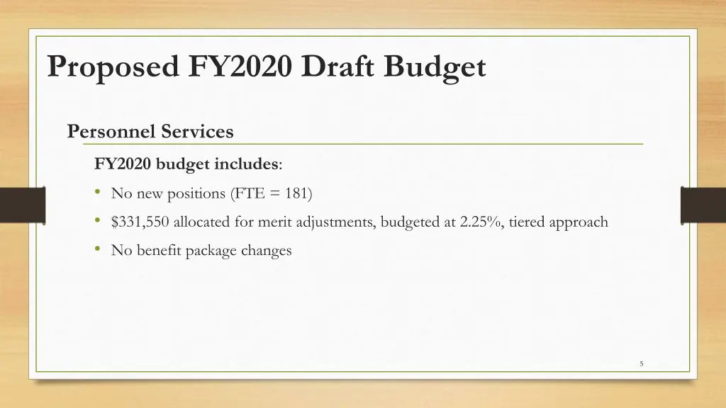 proposed fy2020 draft budget 3