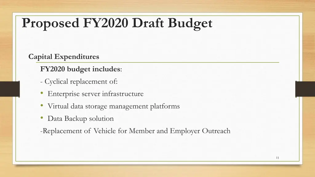 proposed fy2020 draft budget 9