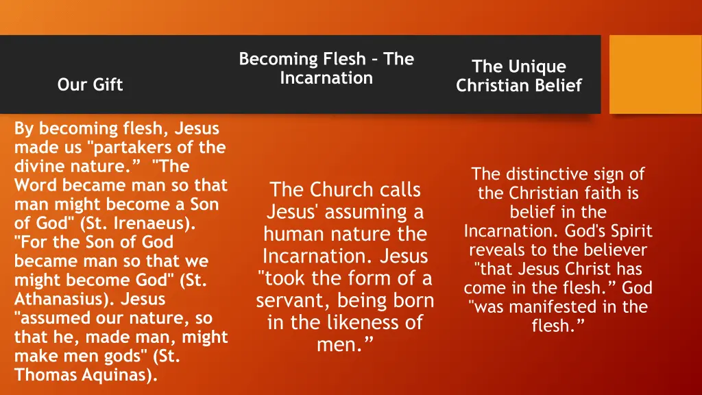 becoming flesh the incarnation