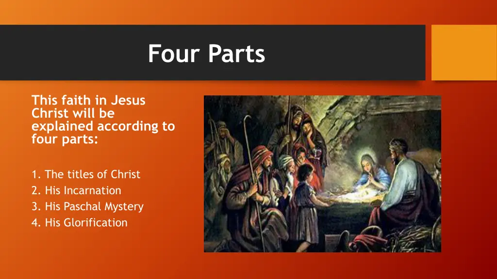 four parts