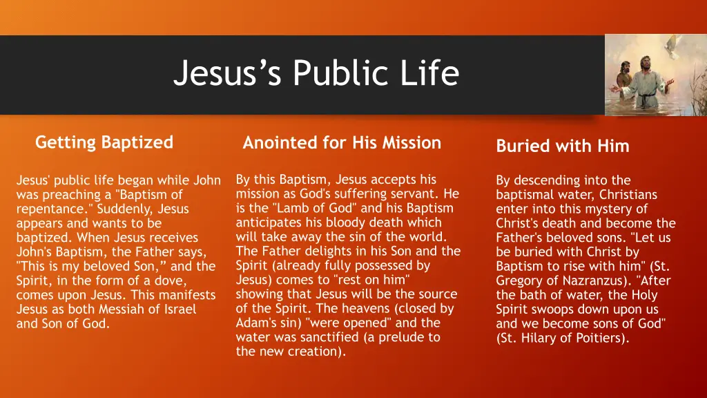 jesus s public life