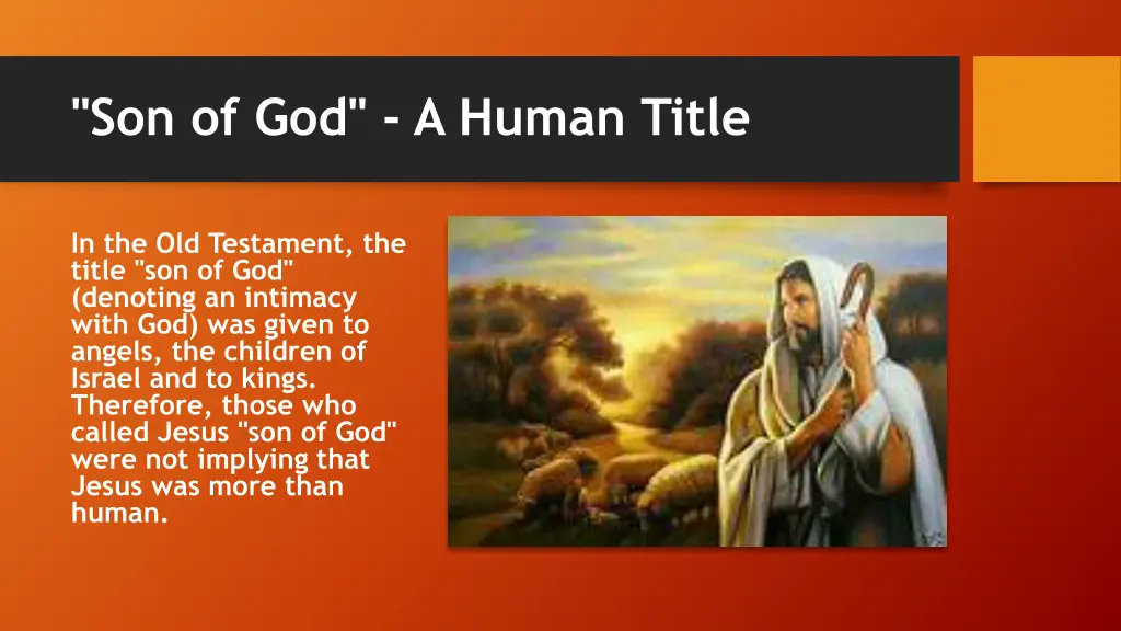 son of god a human title