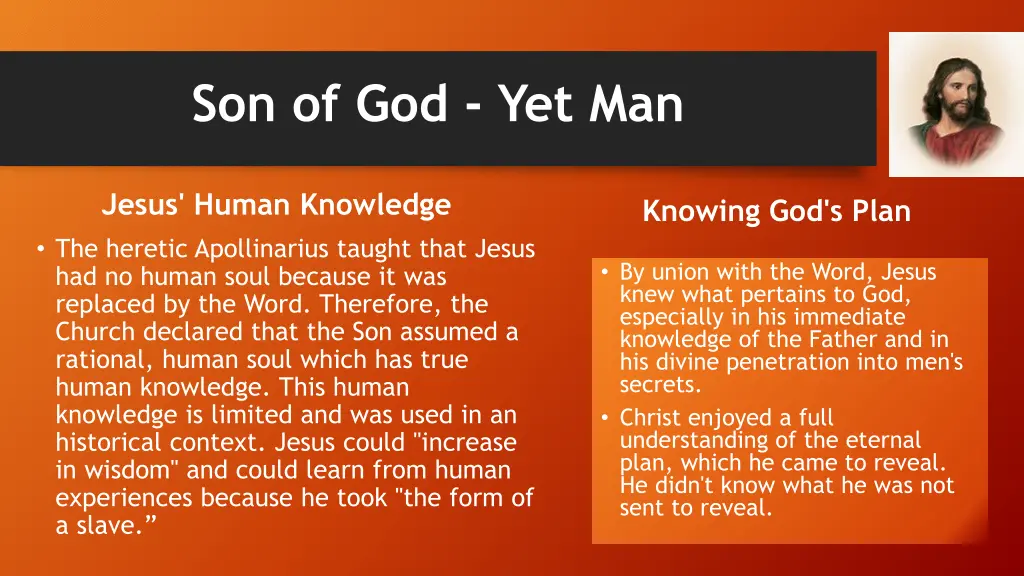 son of god yet man