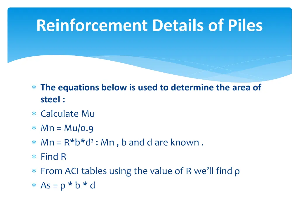 reinforcement details of piles