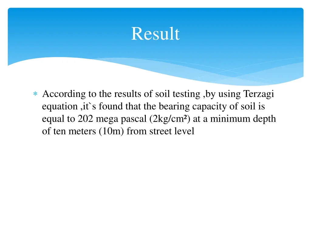result
