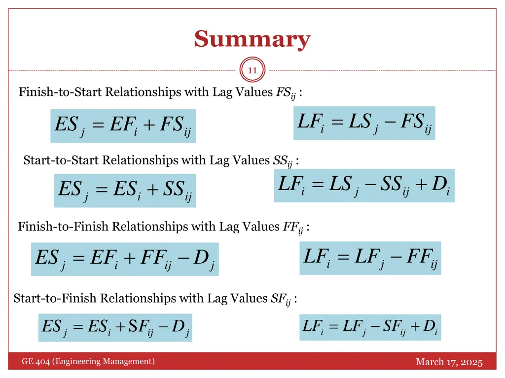 summary