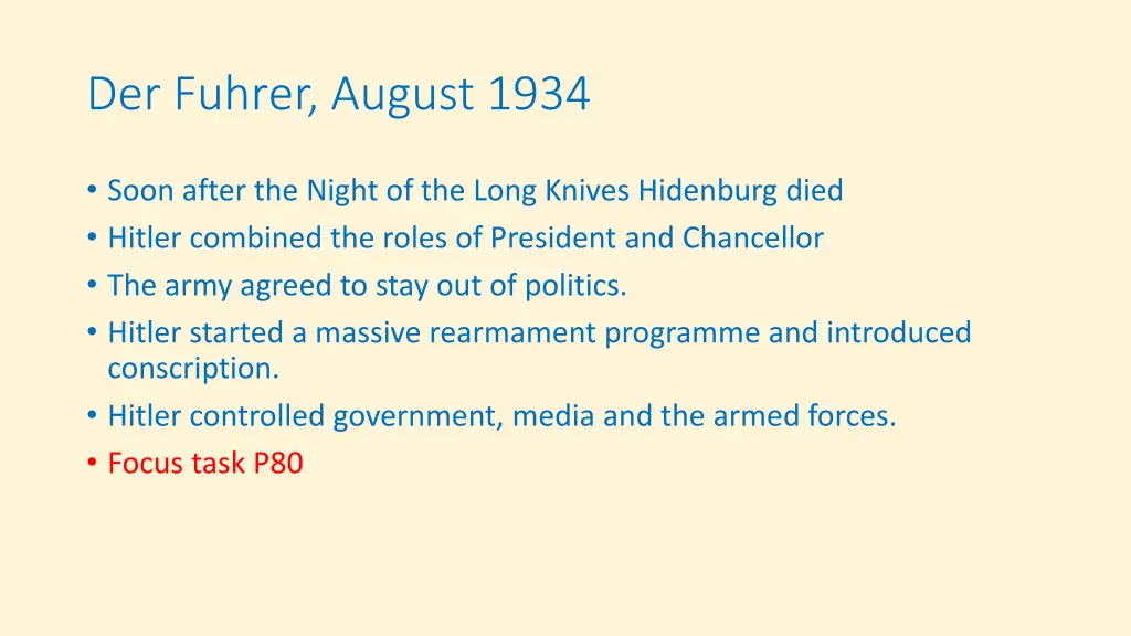 der fuhrer august 1934