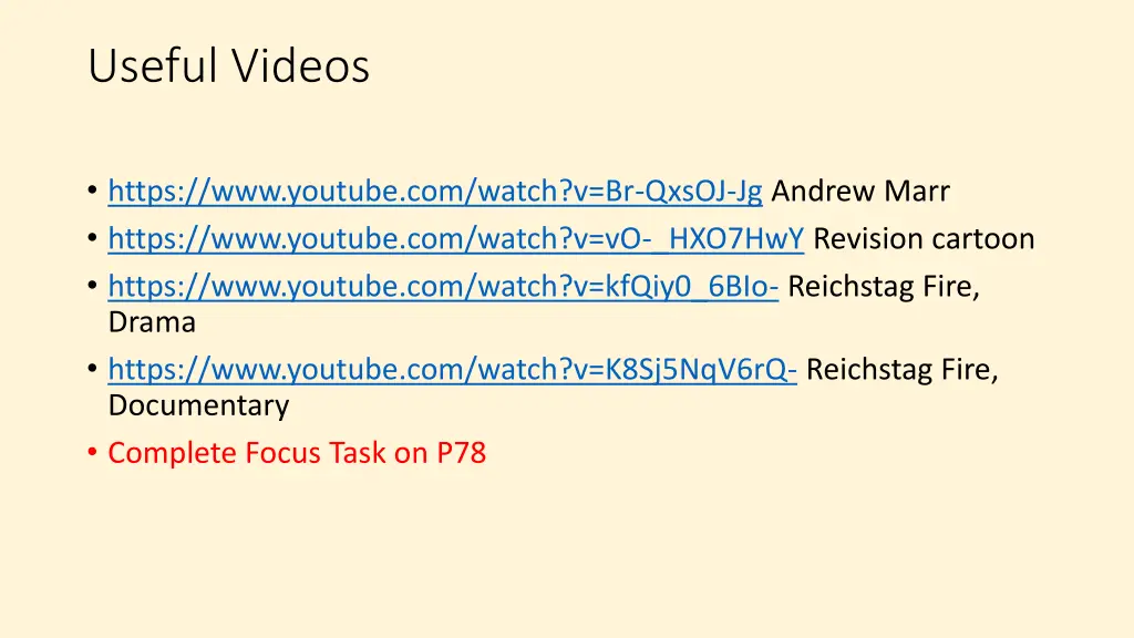 useful videos