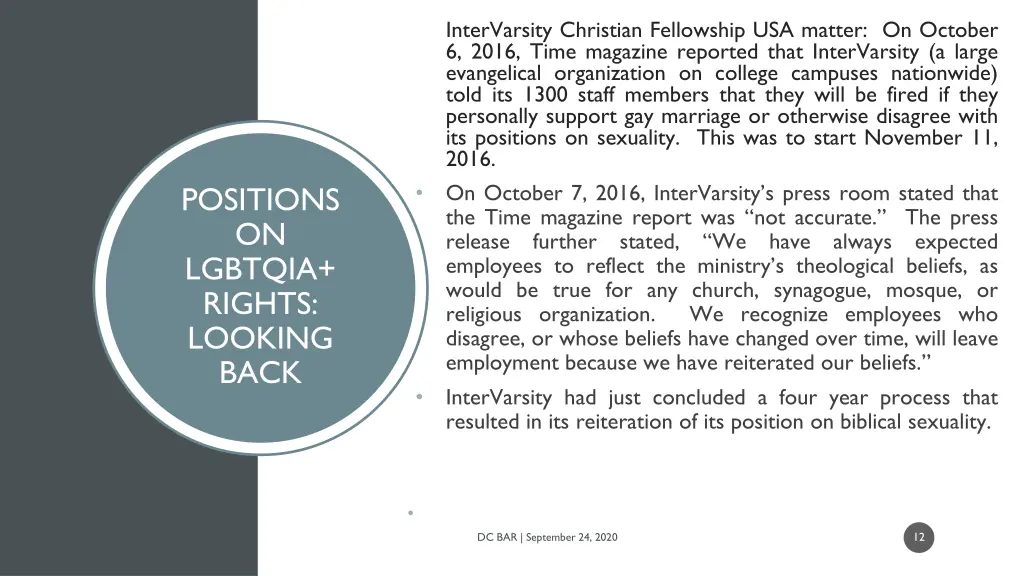 intervarsity christian fellowship usa matter